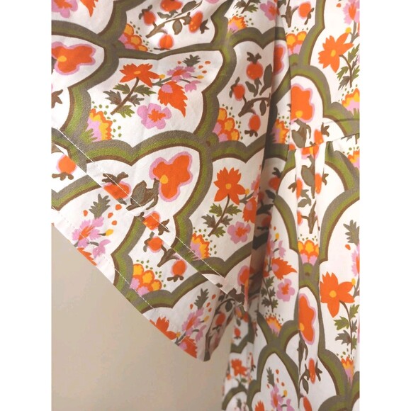 CROSBY by Mollie Burch Dress Sz XXL Floral Cotton Tiered Full A-line Tent Mini - Picture 10 of 16